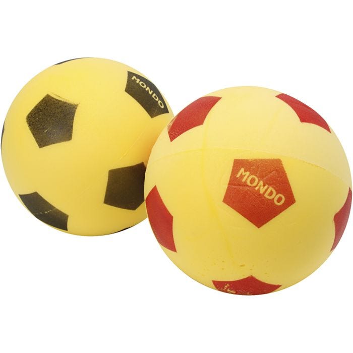 Skumfotbollar, Dia. 18 cm, 6 st./ 1 förp.