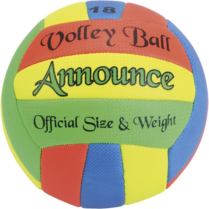 Beach volleyball, stl. 20,5-21,5 cm, 1 st.