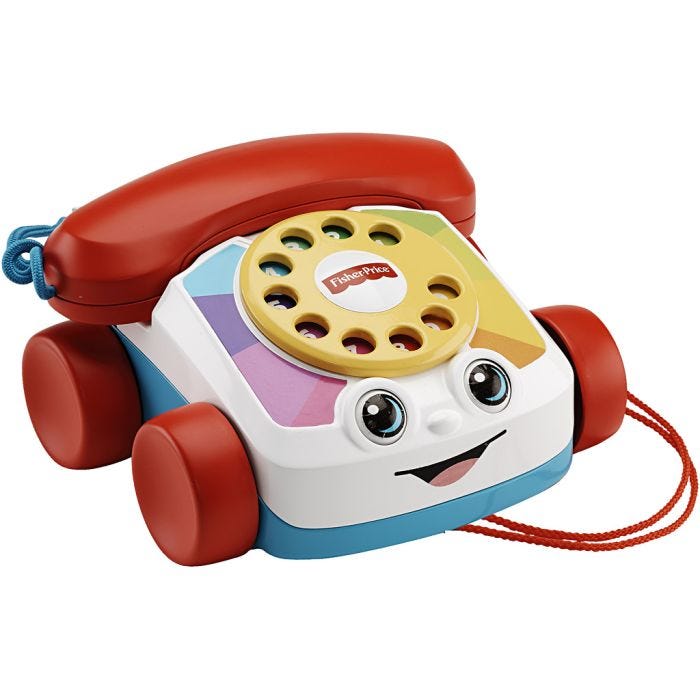 Fisher-Price Telefon, stl. 10x16,5x15 cm, 1 st.