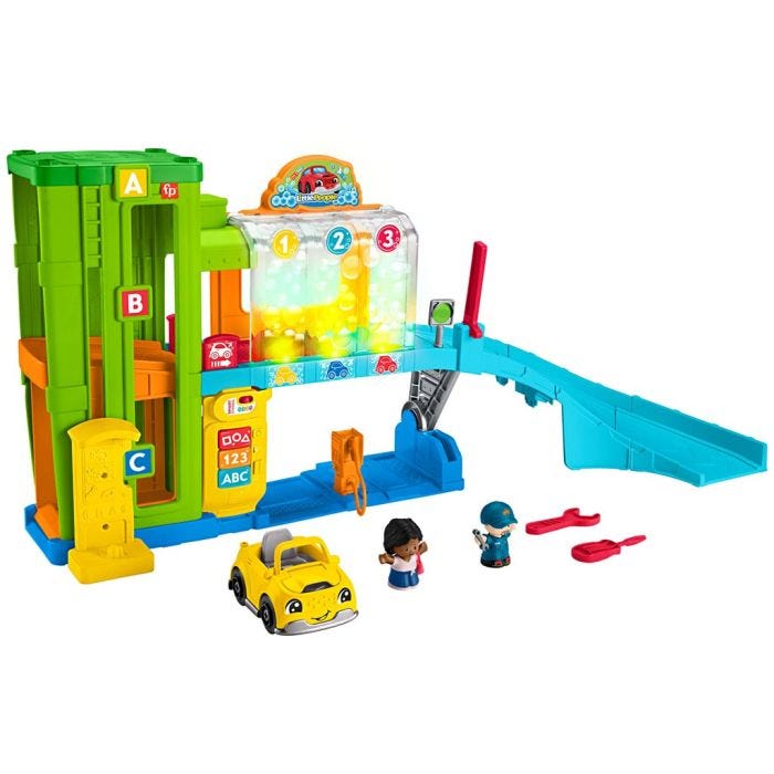Fisher-Price® garageset, H: 40,64 cm, L: 60,96 cm, B: 13,34 cm, 1 förp.