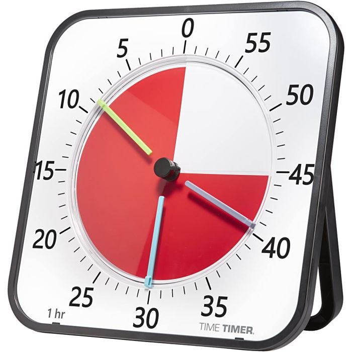 Time Timer® Max, L: 44 cm, B: 44 cm, stl. 44x44 cm, 1 st.