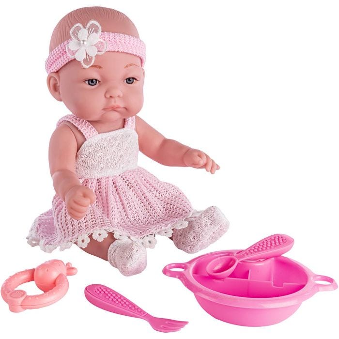Babydocka hård kropp, Flicka, stl. 30 cm, 1 st.