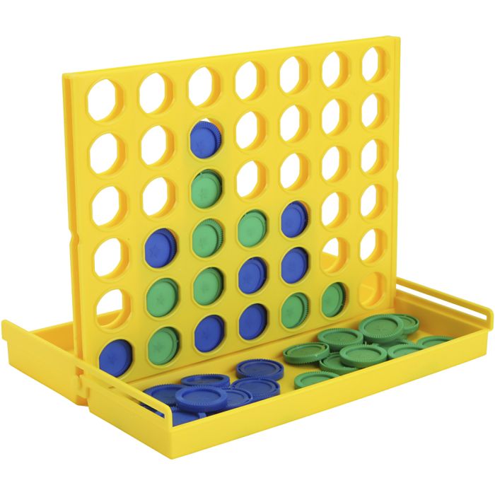 Fyra i rad, EN, 1 st., Engelsk text