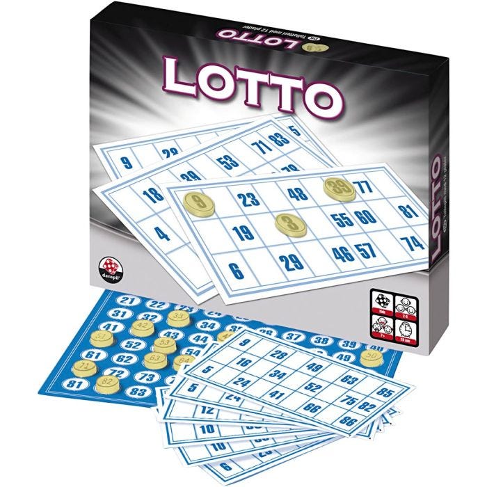 Danspil Bingo, 1 set