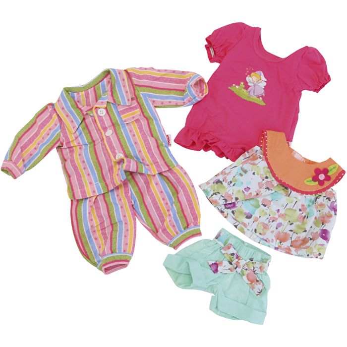 Dockkläder, stl. 35-45 cm, 3 set/ 1 förp.