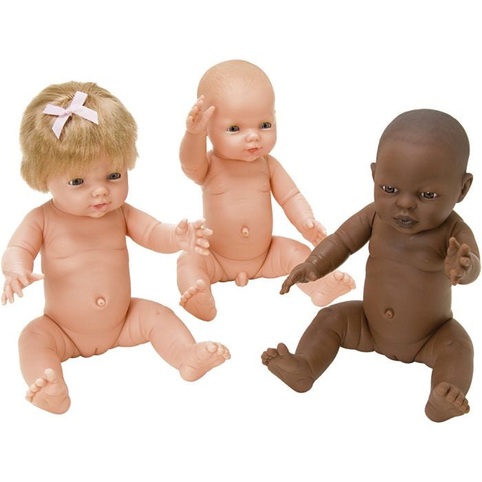 Babydockor, stl. 38 cm, 3 st./ 1 förp.