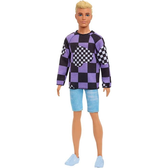 Ken-docka med blont hår, blont hår, 1 st.