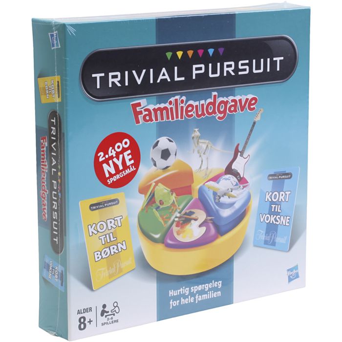 Trivial Pursuit Familjeutgåvan, DK, 1 st., Dansk text