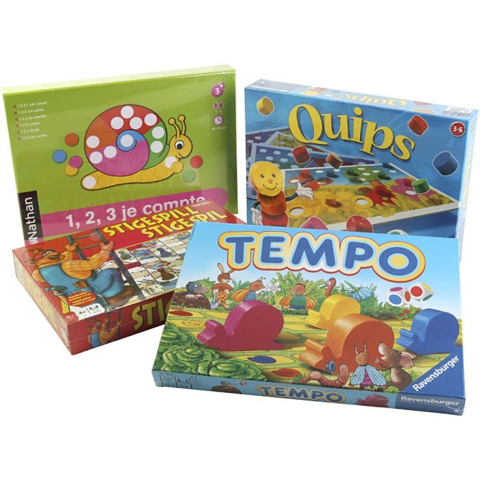 Spel form och färger, 4 st./ 1 förp.