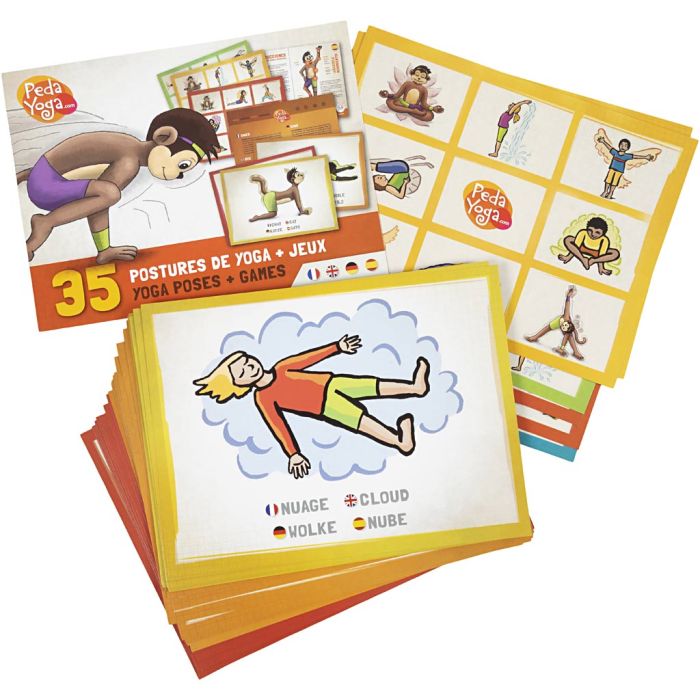 Yogakort, 32 st./ 1 förp.