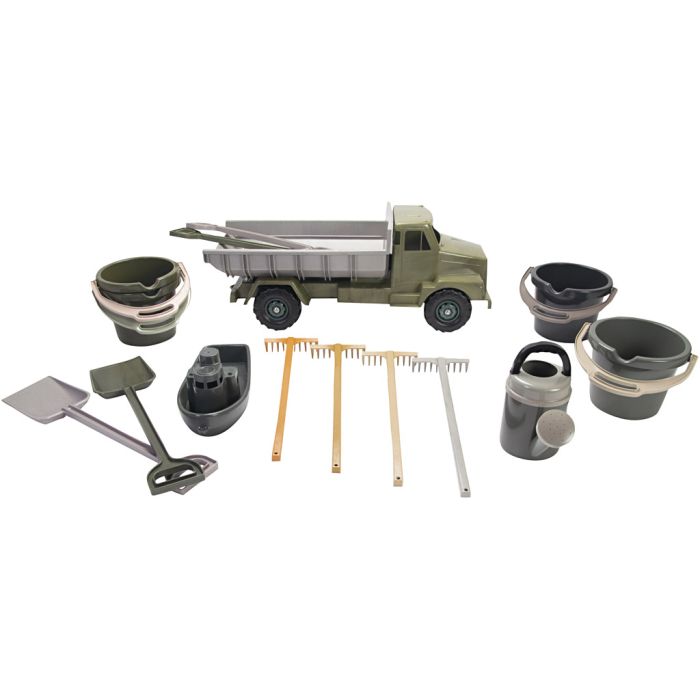 dantoy GREEN BEAN sandset, 15 delar/ 1 set