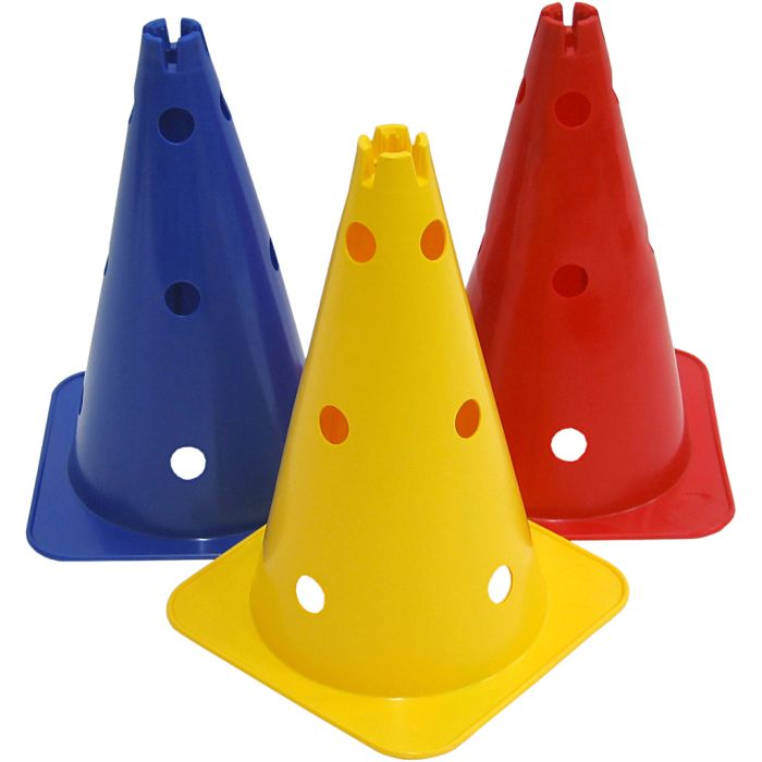 Multikägla med hål, färger kan variera , 6 st./ 1 förp.