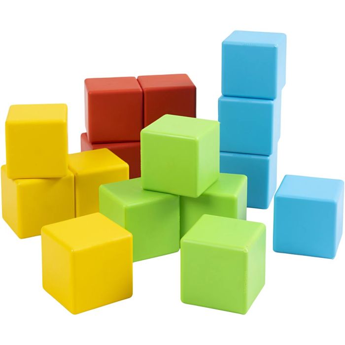 Geomag Magicubes, stl. 4x4 cm, 16 st./ 1 förp.