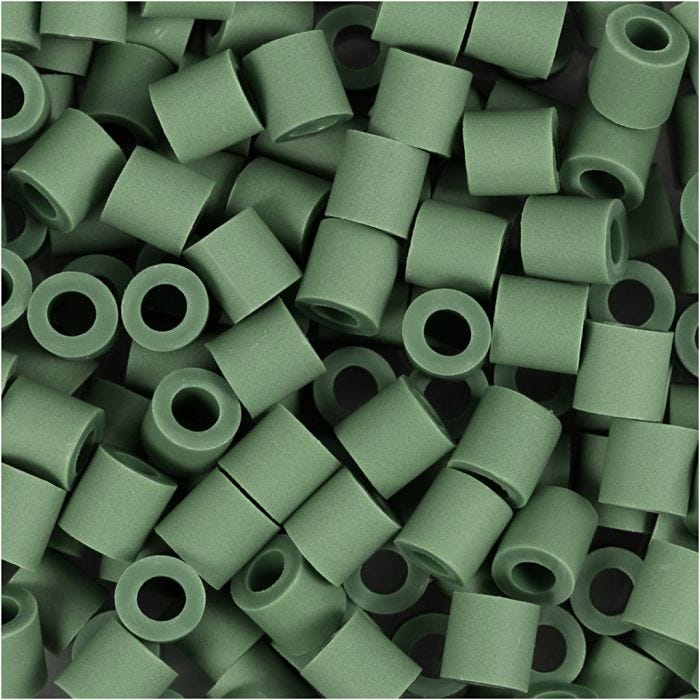 NABBI BioBeads, stl. 5x5 mm, Hålstl. 2,5 mm, medium, mörkgrön, 1000 st./ 1 förp.