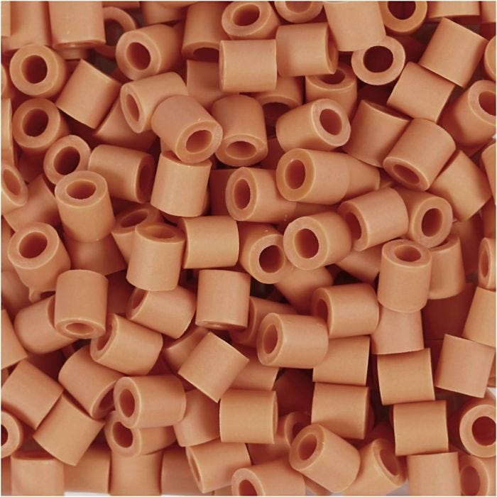 NABBI BioBeads, stl. 5x5 mm, Hålstl. 2.5 mm, medium, orange, 1000 st./ 1 förp.