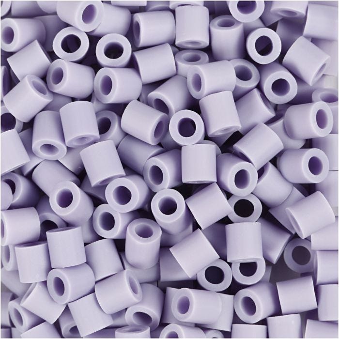 NABBI BioBeads, stl. 5x5 mm, Hålstl. 2.5 mm, medium, lila, 3000 st./ 1 förp.