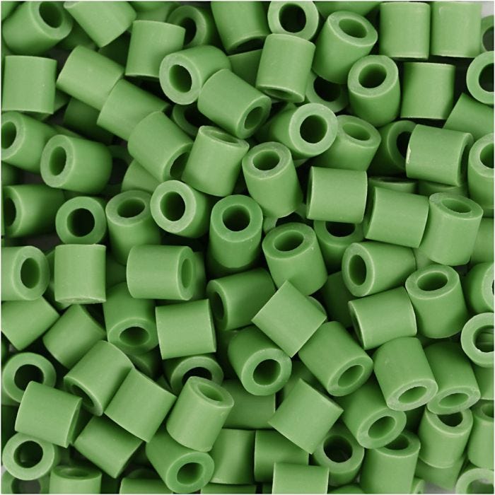NABBI BioBeads, stl. 5x5 mm, Hålstl. 2.5 mm, medium, grön, 3000 st./ 1 förp.