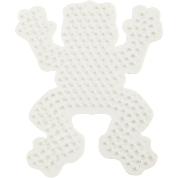 NABBI BioBeads Pärlplatta, groda, stl. 10x12 cm, medium, 1 st.