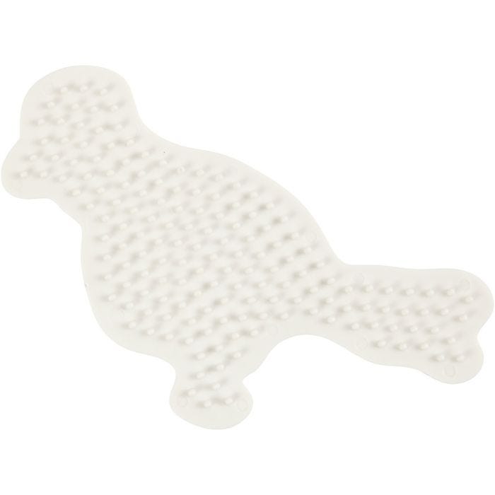 NABBI BioBeads Pärlplatta, fågel, stl. 6,2x13,4 cm, medium, 1 st.