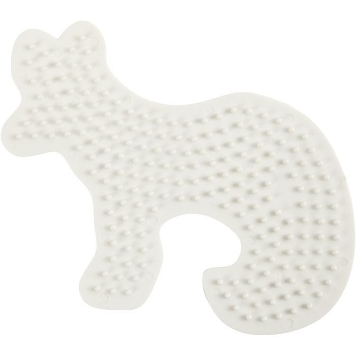 NABBI BioBeads Pärlplatta, räv, stl. 9,5x13,4 cm, medium, 1 st.