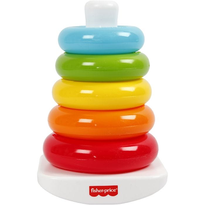 Fisher Price Eco Rock-a-Stack, Stapelringar, H: 21,5 cm, B: 14 cm, 1 set