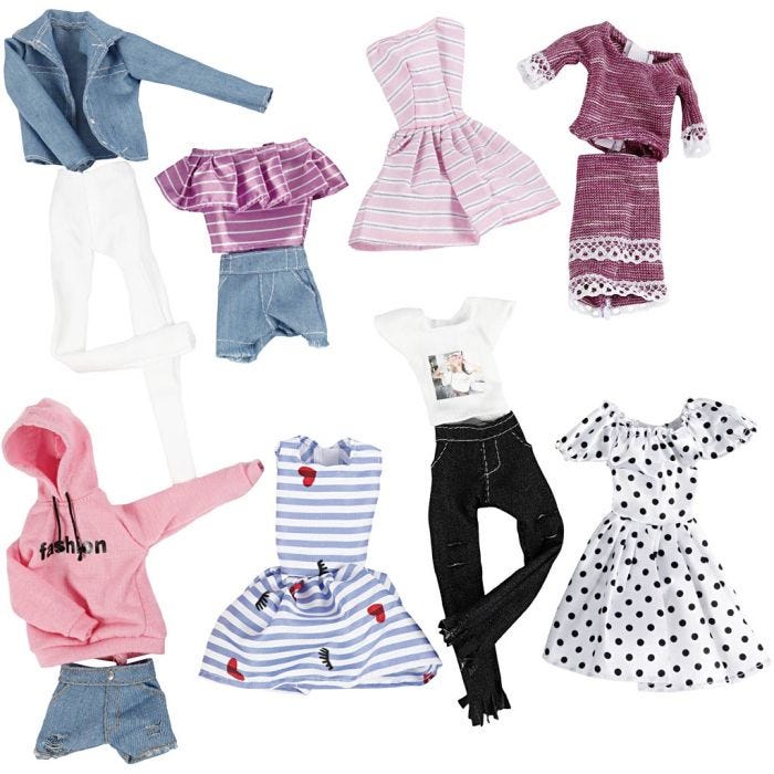Lucy Dress Up, 8 set/ 1 förp.