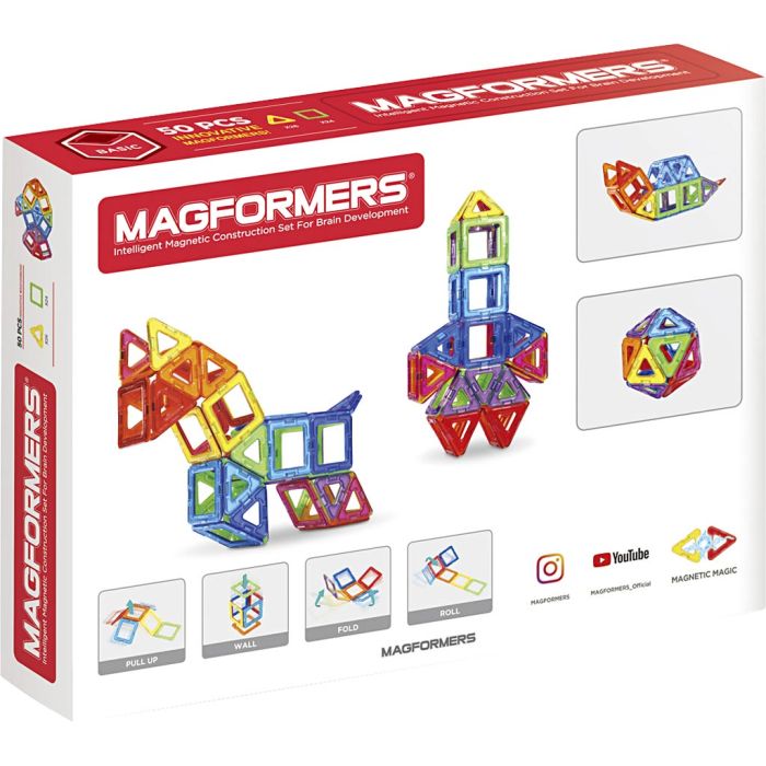 MAGFORMERS, 50 delar/ 1 förp.