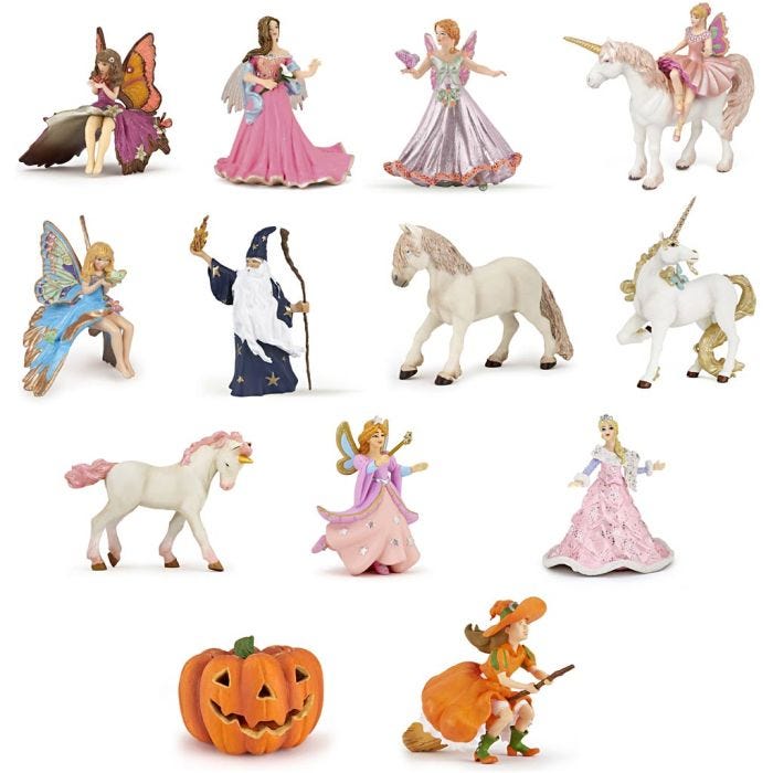 papo Magiska Varelser, stl. 5-12 cm, 13 st./ 1 set