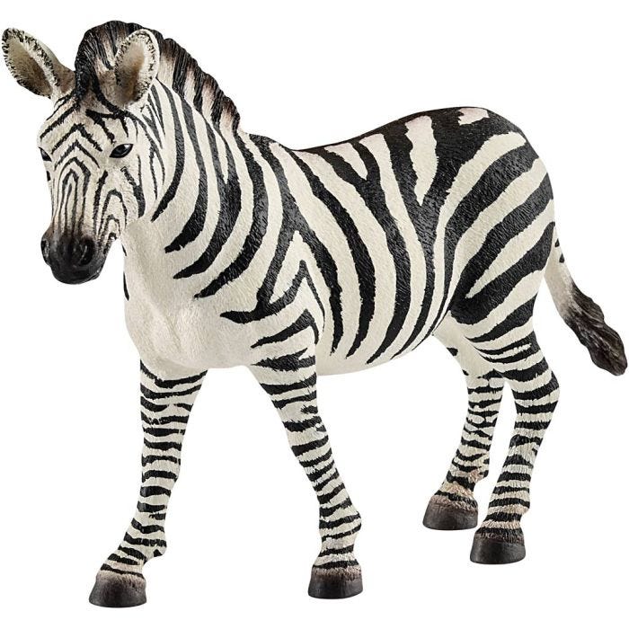 Schleich Vilda djur, Zebra, stl. 8,5x12x3,2 cm, 1 st.