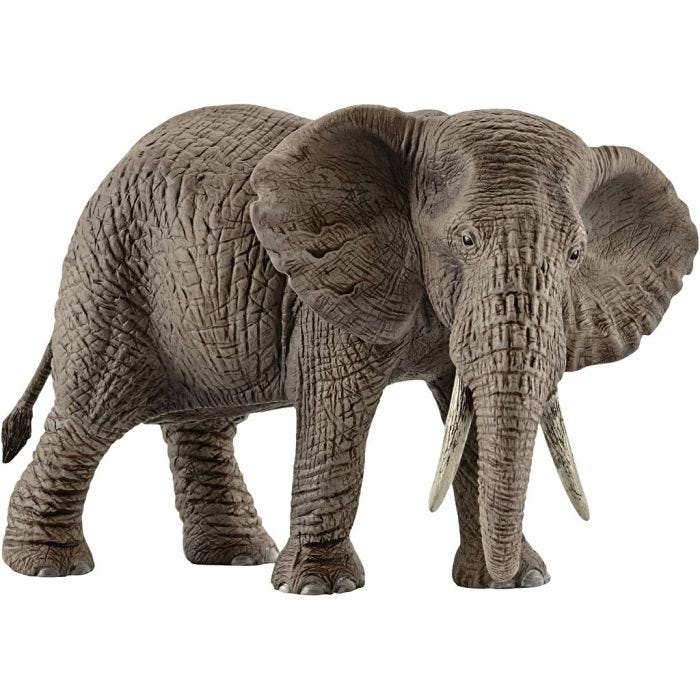 Schleich Vilda djur, Elefanthona, stl. 9,1x14,6x7,5 cm, 1 st.