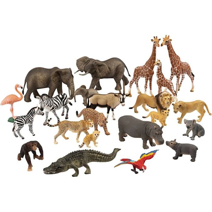 Schleich Vilda djur, 22 delar/ 1 set