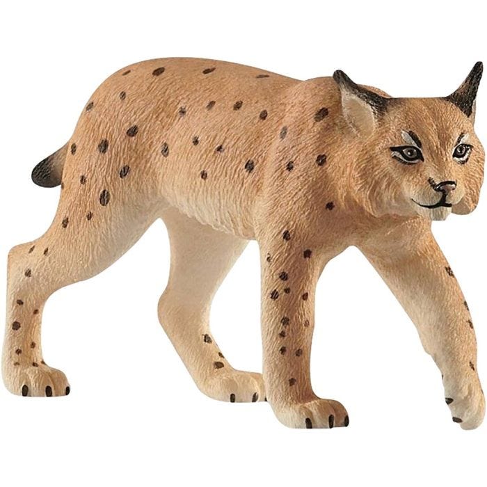 Schleich Vilda djur, Lodjur, stl. 5,3x2,8x5,2 cm, 1 st.