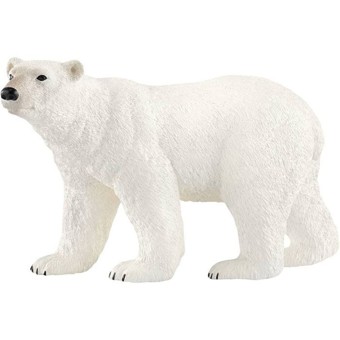 Schleich Nordiskt djurliv, Isbjörn, stl. 7,2x12,2x5,7 cm, 1 st.
