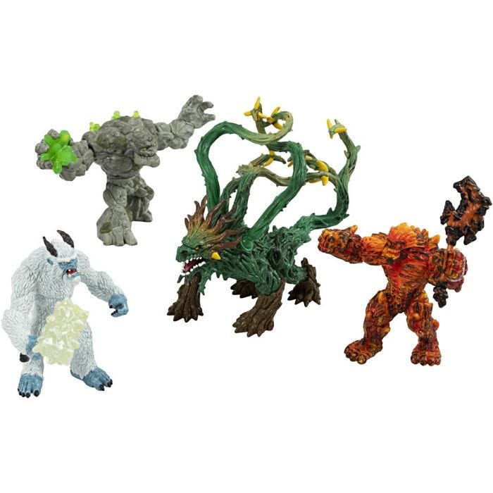 Schleich Monster, H: 18-22 cm, 4 st./ 1 set