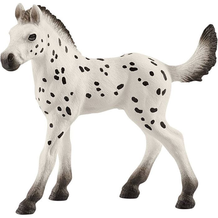 Schleich Hästar, Föl med prickar, stl. 7,7x8,6x3,2 cm, 1 st.