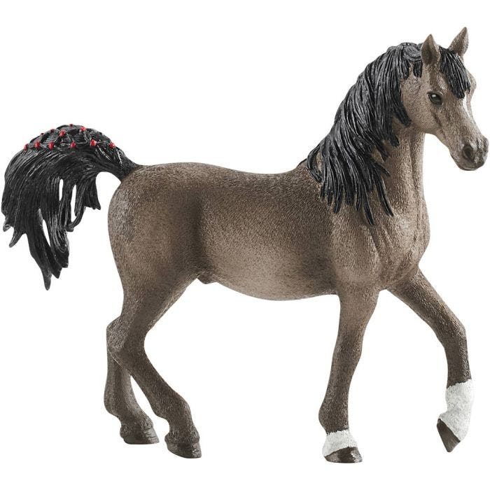 Schleich Hästar, Arabiskt fullblod, hingst, stl. 10,4x13x4,5 cm, 1 st.