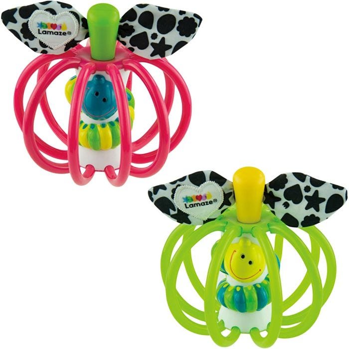 Lamaze Greppleksaker, Äpple, L: 9 cm, B: 8 cm, 2 st./ 1 förp.
