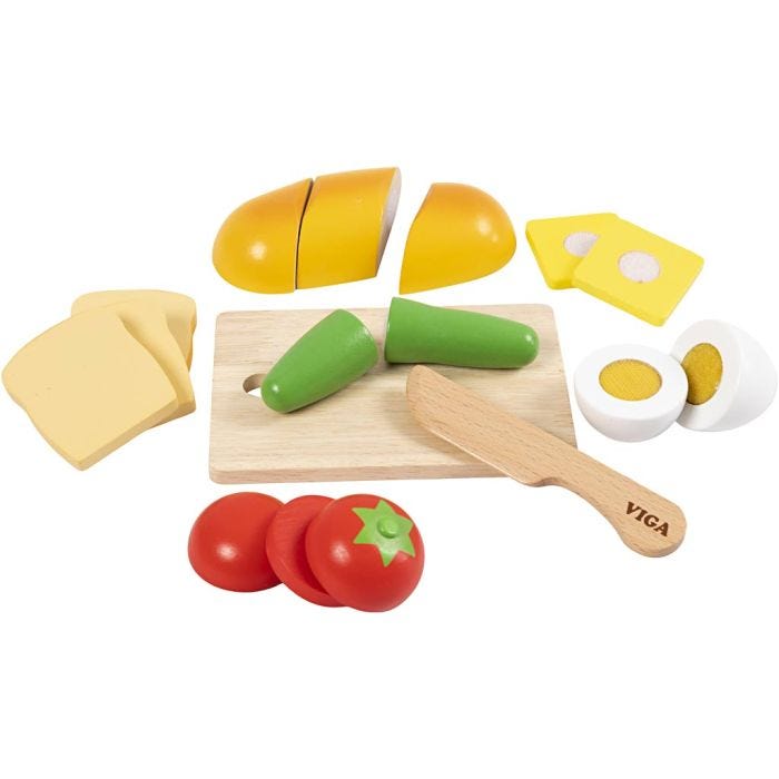 VIGA Frukostset, mixade färger, 1 set
