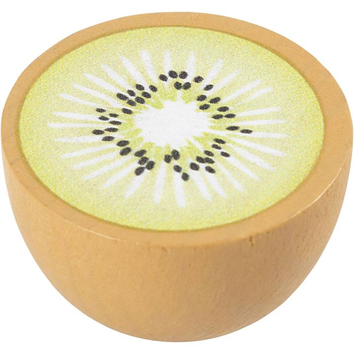 Leksaksmat av trä, Kiwi, stl. 40x40x28 mm, 1 st.