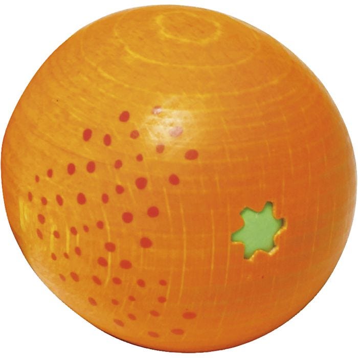 Leksaksmat av trä, Apelsin, 10 st./ 1 påse