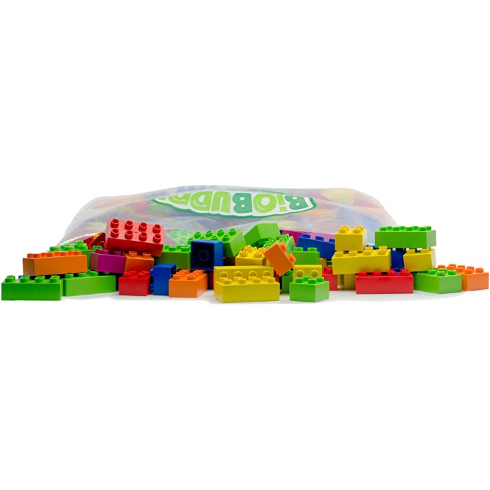 BIOBUDDI Byggklossar, Baspaket, 250 st./ 1 set