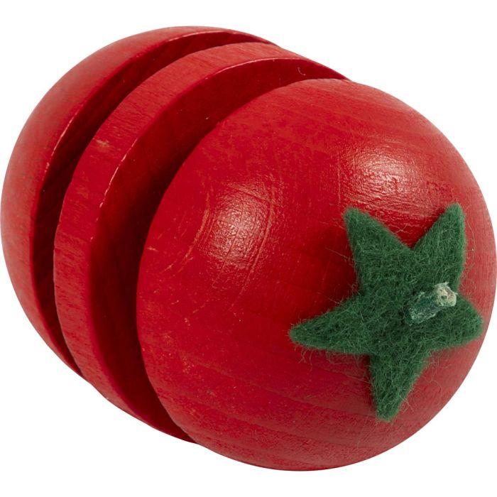 Leksaksmat av trä, stl. 39x39x57 mm, 1 st.