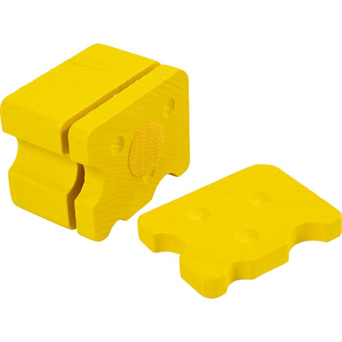 Leksaksmat av trä, stl. 64x53x49 mm, 1 st.