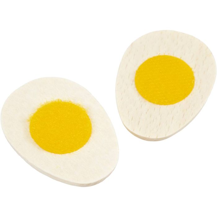 Leksaksmat av trä, stl. 37x49x39 mm, 2 delar/ 1 förp.