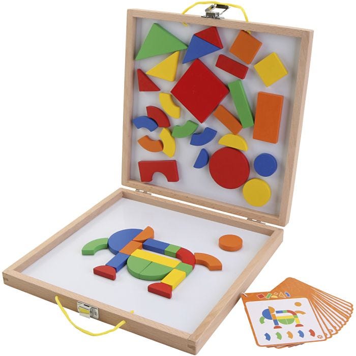 VIGA Magnetisk Aktivitetsset, stl. 2-10 cm, 1 set