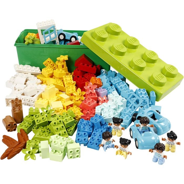 LEGO® DUPLO® klosslåda, 195 delar/ 1 set