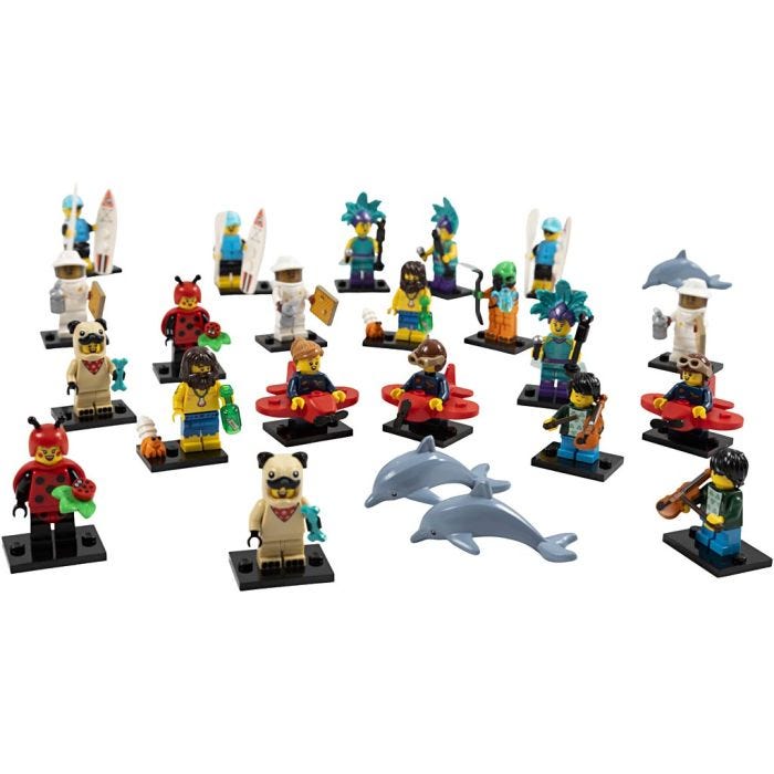 LEGO® Minifigurset, Innehållet kan variera , 21 st./ 1 förp.