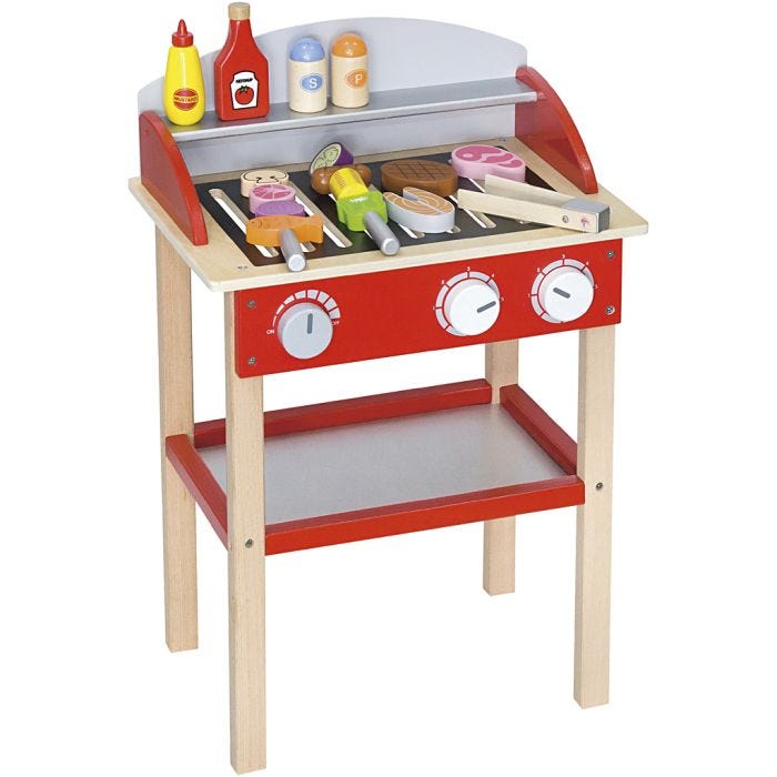 VIGA grill i trä, stl. 39x60x26 cm, 1 st.