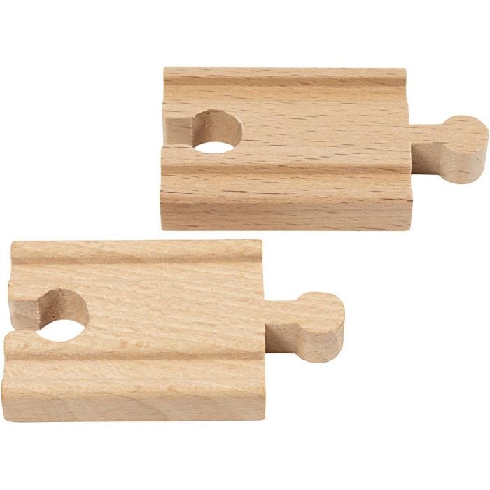 VIGA tågskenor, Rak, L: 5,5 cm, 4 st./ 1 förp.