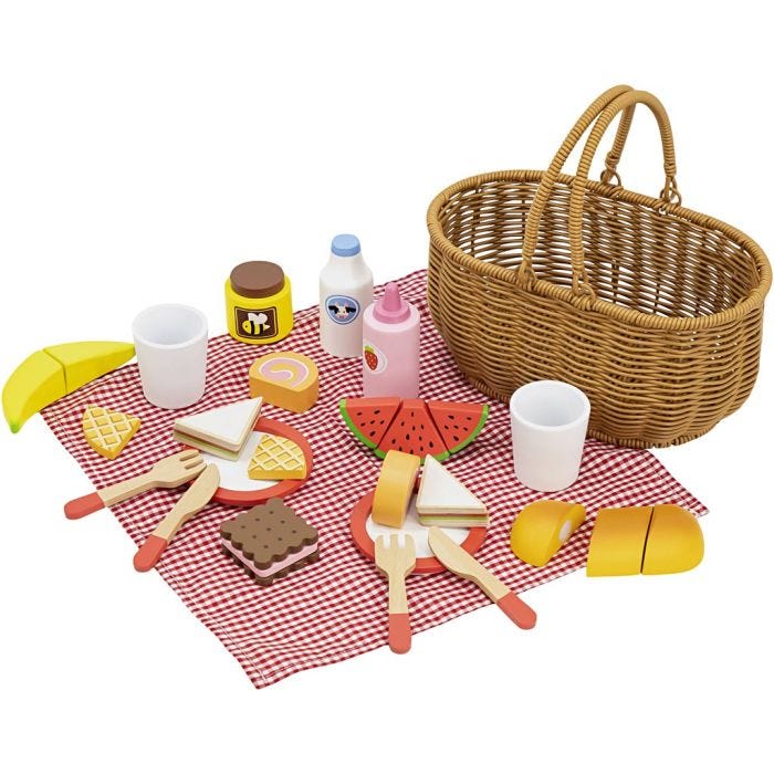 VIGA picknickset, H: 23 cm, L: 25 cm, B: 14,5 cm, 30 delar/ 1 förp.